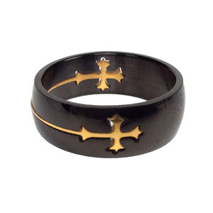 Men’s Cross Pattern Ring